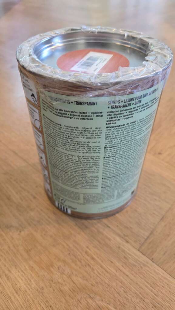 Sencys Tuinhoutbeits Transparant Zijdeglans Douglas 6×2,5L foto 2