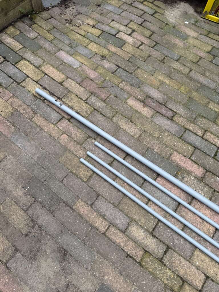 Aluminium buizen - ge-poedercoat en nieuw/ongebruikt foto 11