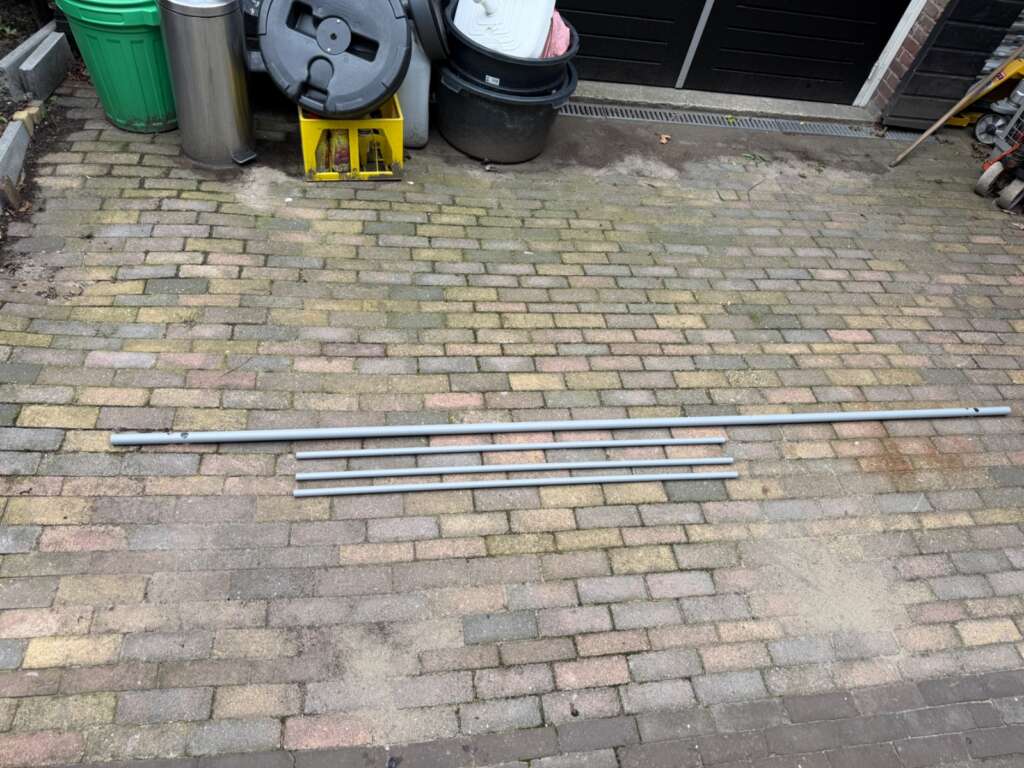 Aluminium buizen - ge-poedercoat en nieuw/ongebruikt foto 10