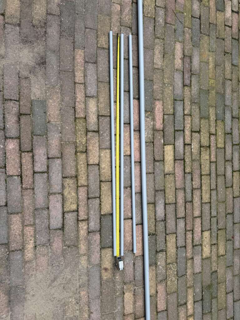 Aluminium buizen - ge-poedercoat en nieuw/ongebruikt foto 8