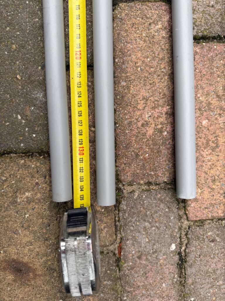 Aluminium buizen - ge-poedercoat en nieuw/ongebruikt foto 7