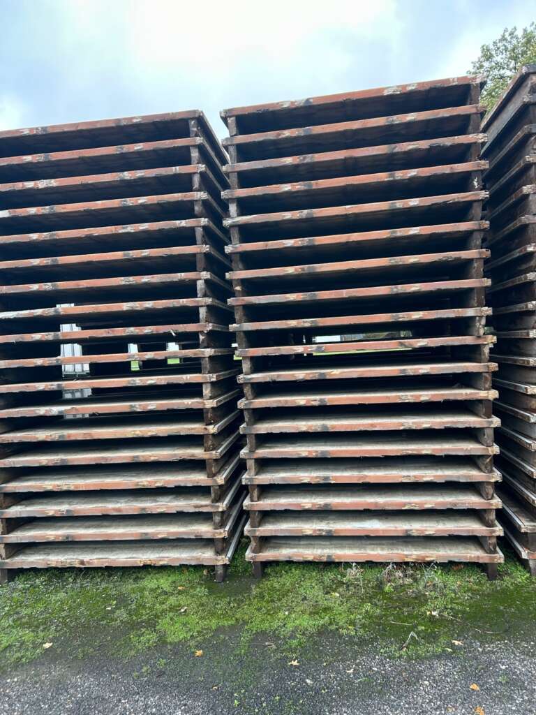 280 stuks houten steenschotten foto 2