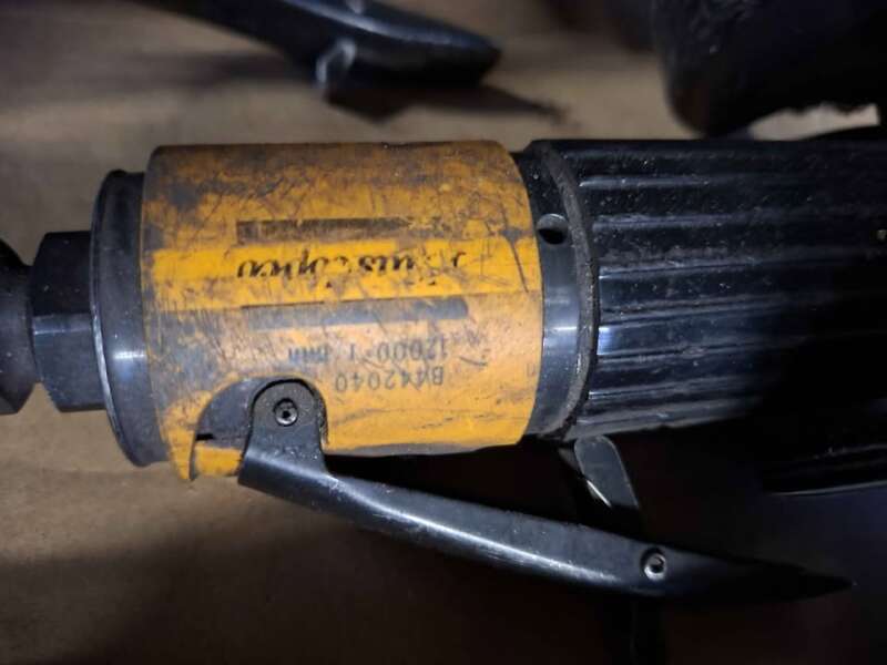 Professionele Atlas Copco luchtgevoede haakse slijpers – diverse LSV types