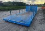 Laadvloer 6.5 x 2.4 meter met rongen en verzonken bindhaken