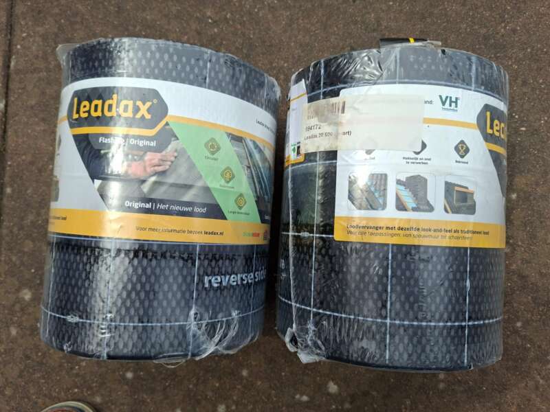 Leadex loodvervanger 20cm x 6m 2 rollen NIEUW
