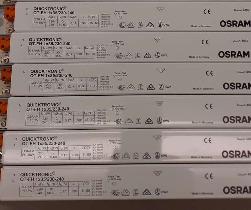 partij elektronische TL voorschakelapparaat
