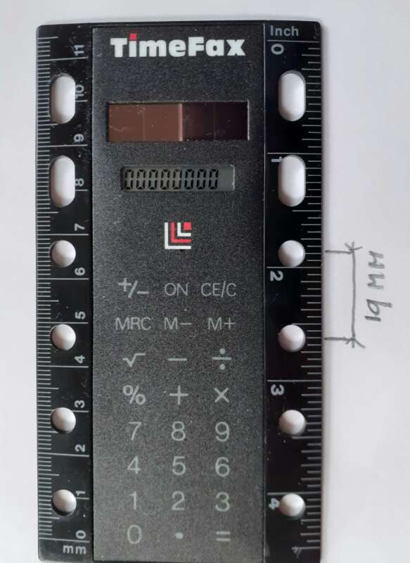 partij ultra-dunne calculator